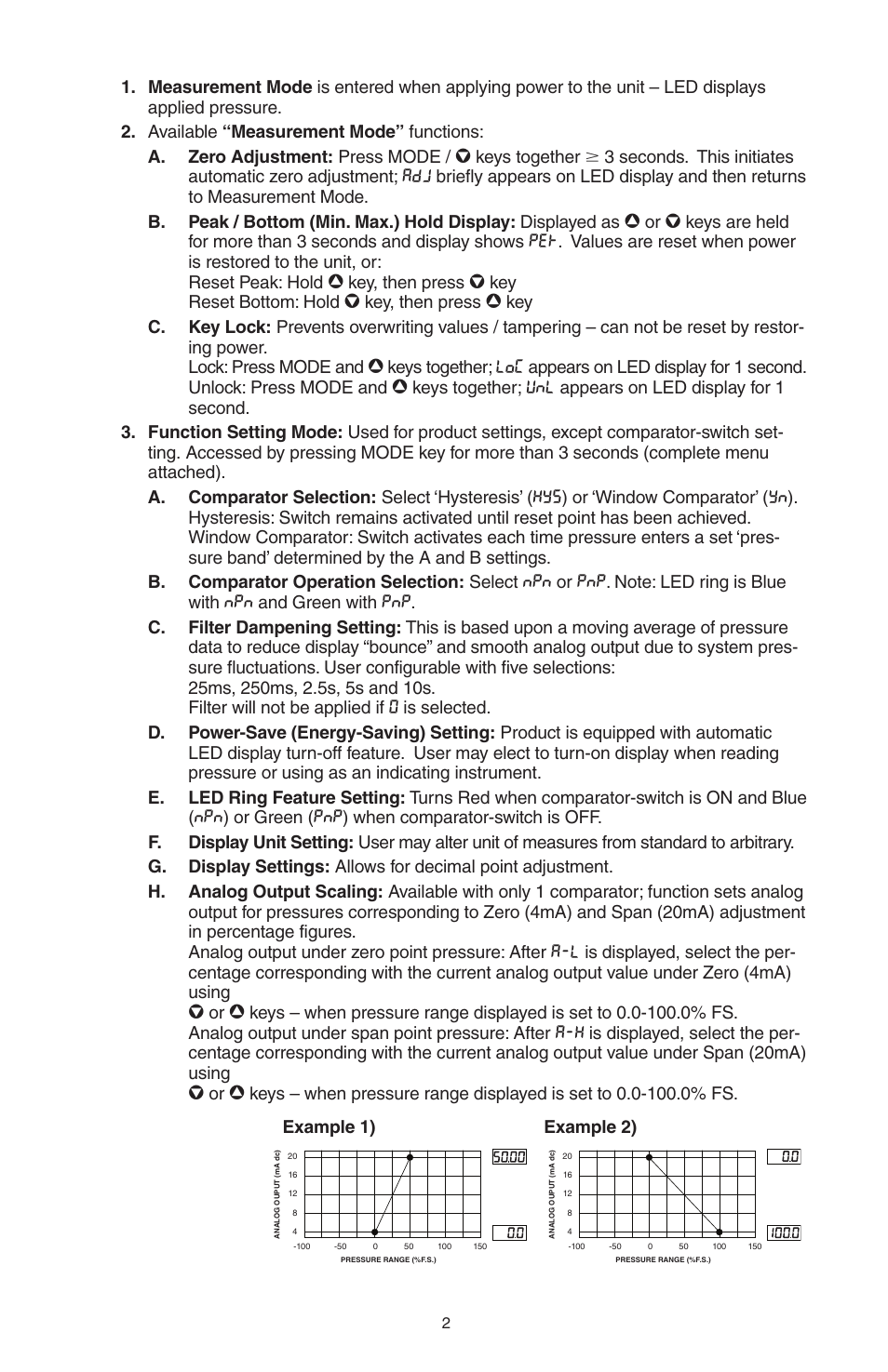 Ashcroft GC35 - Pressure Sensor User Manual | Page 2 / 4