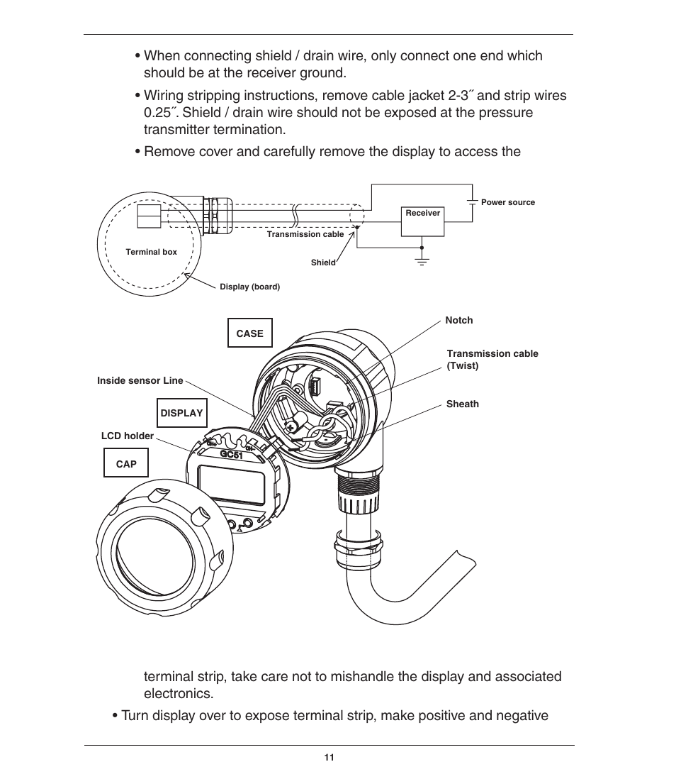 Ashcroft GC51 - Industrial Rangeable Pressure Transmitter User Manual | Page 11 / 32