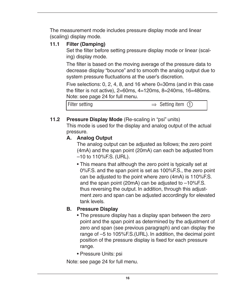 Ashcroft GC51 - Industrial Rangeable Pressure Transmitter User Manual | Page 16 / 32