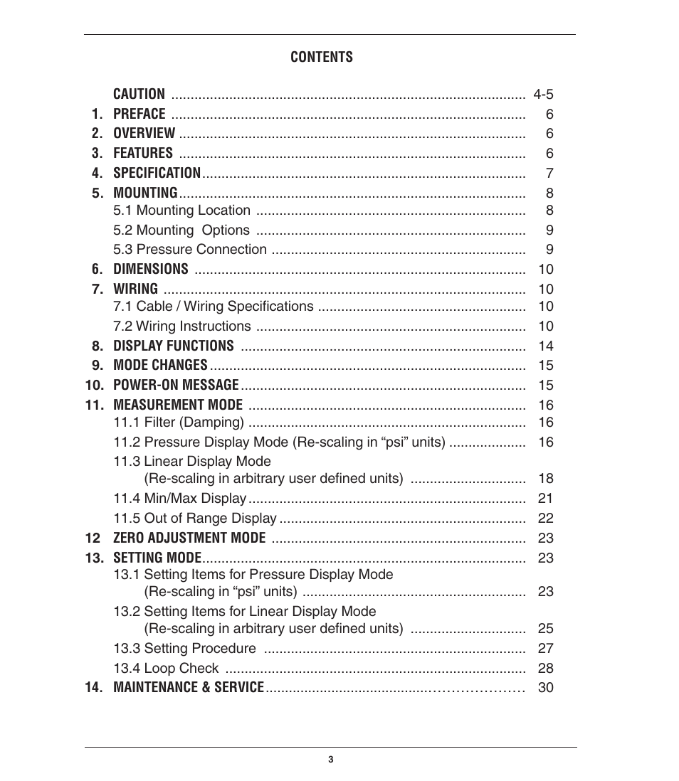Ashcroft GC51 - Industrial Rangeable Pressure Transmitter User Manual | Page 3 / 32