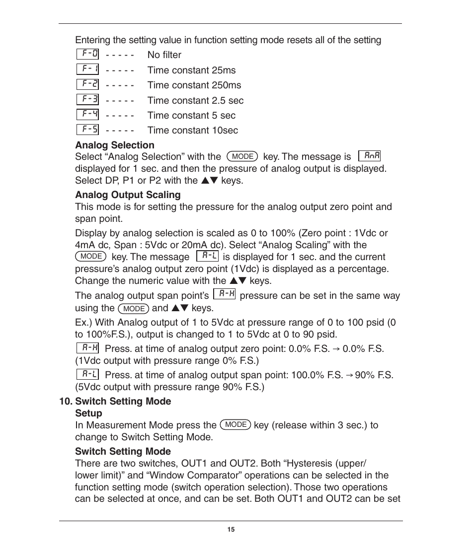 Ashcroft GC55 - Differential Pressure Transducer with Digital Display User Manual | Page 15 / 24