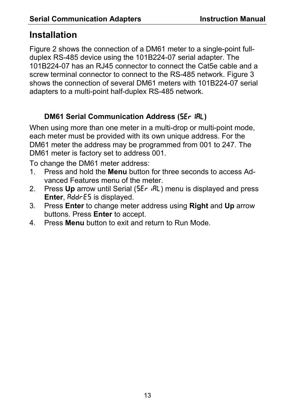 Installation | Ashcroft DM61 User Manual | Page 13 / 20