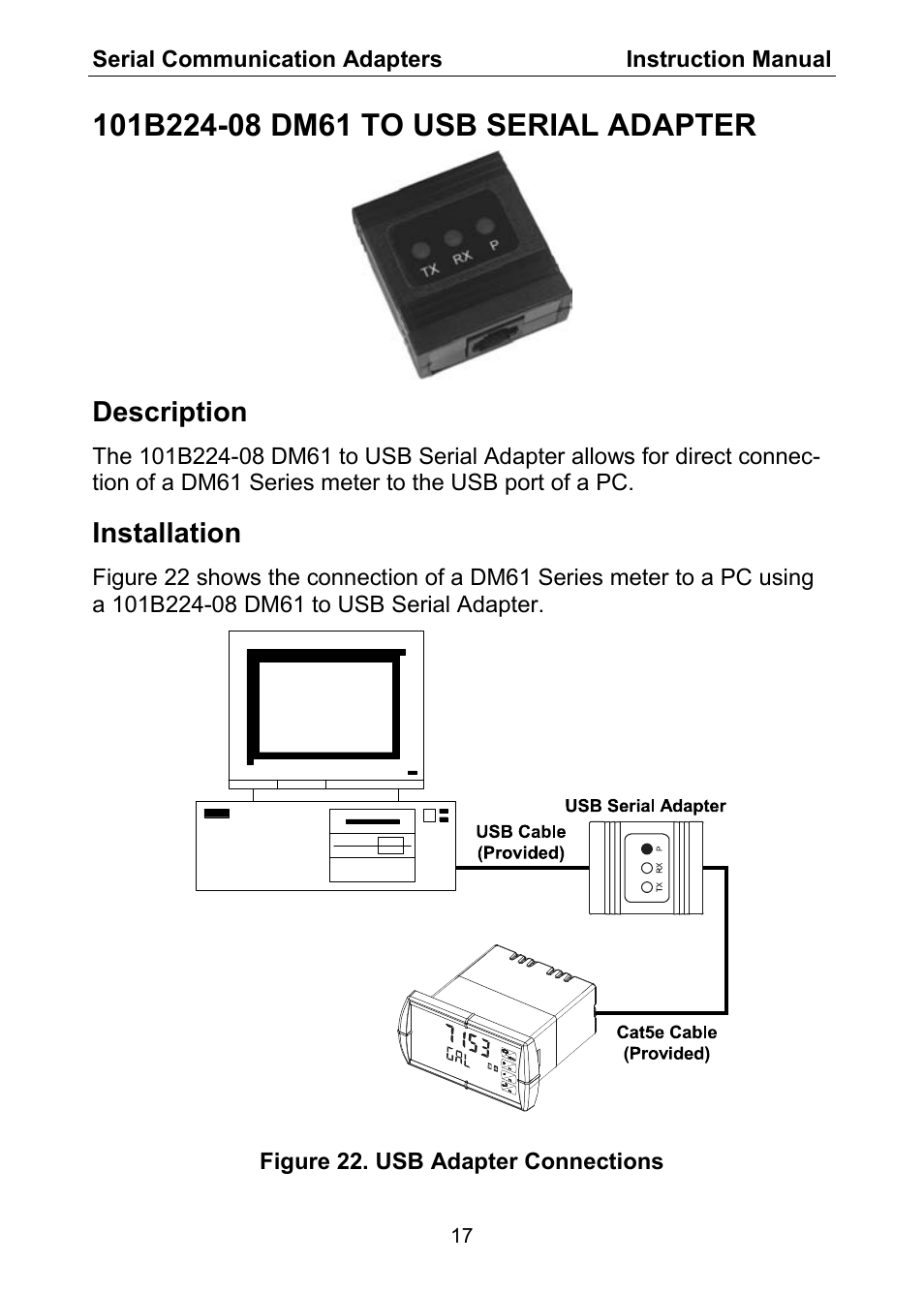 Description, Installation | Ashcroft DM61 User Manual | Page 17 / 20