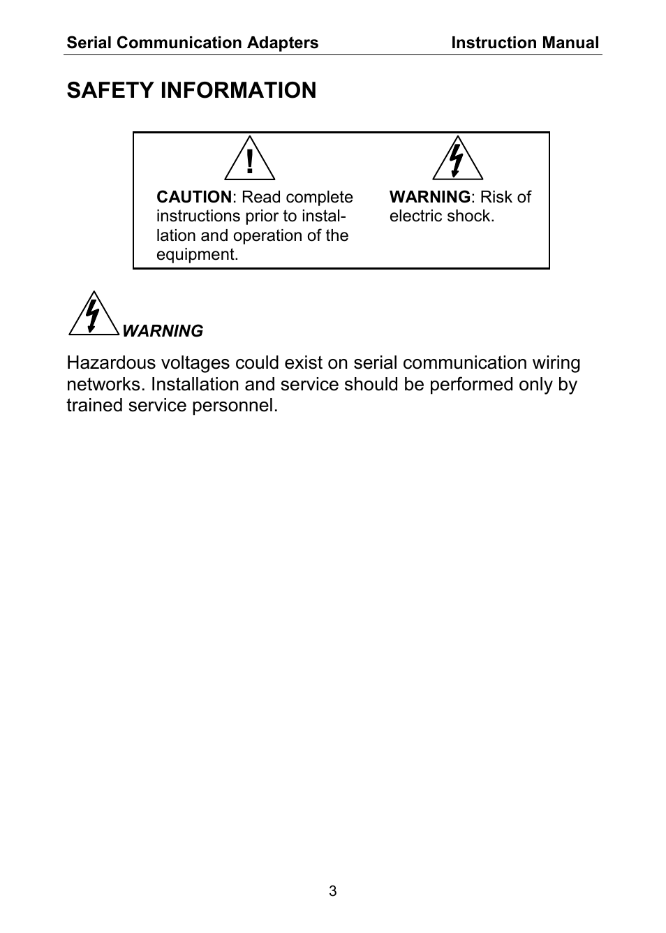 Safety information | Ashcroft DM61 User Manual | Page 3 / 20