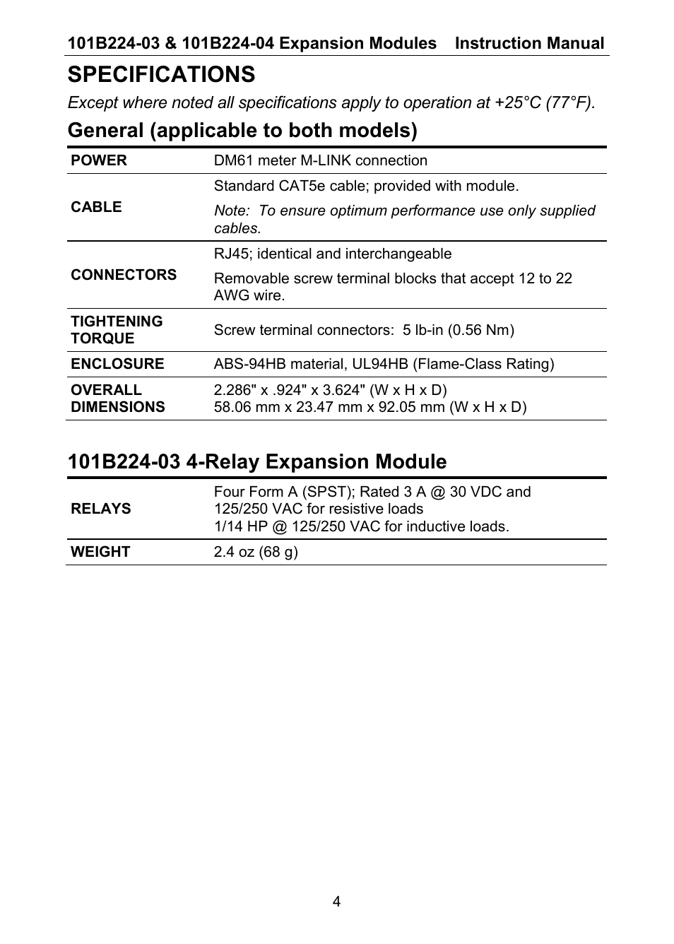 Specifications, General (applicable to both models) | Ashcroft DM61 User Manual | Page 4 / 8