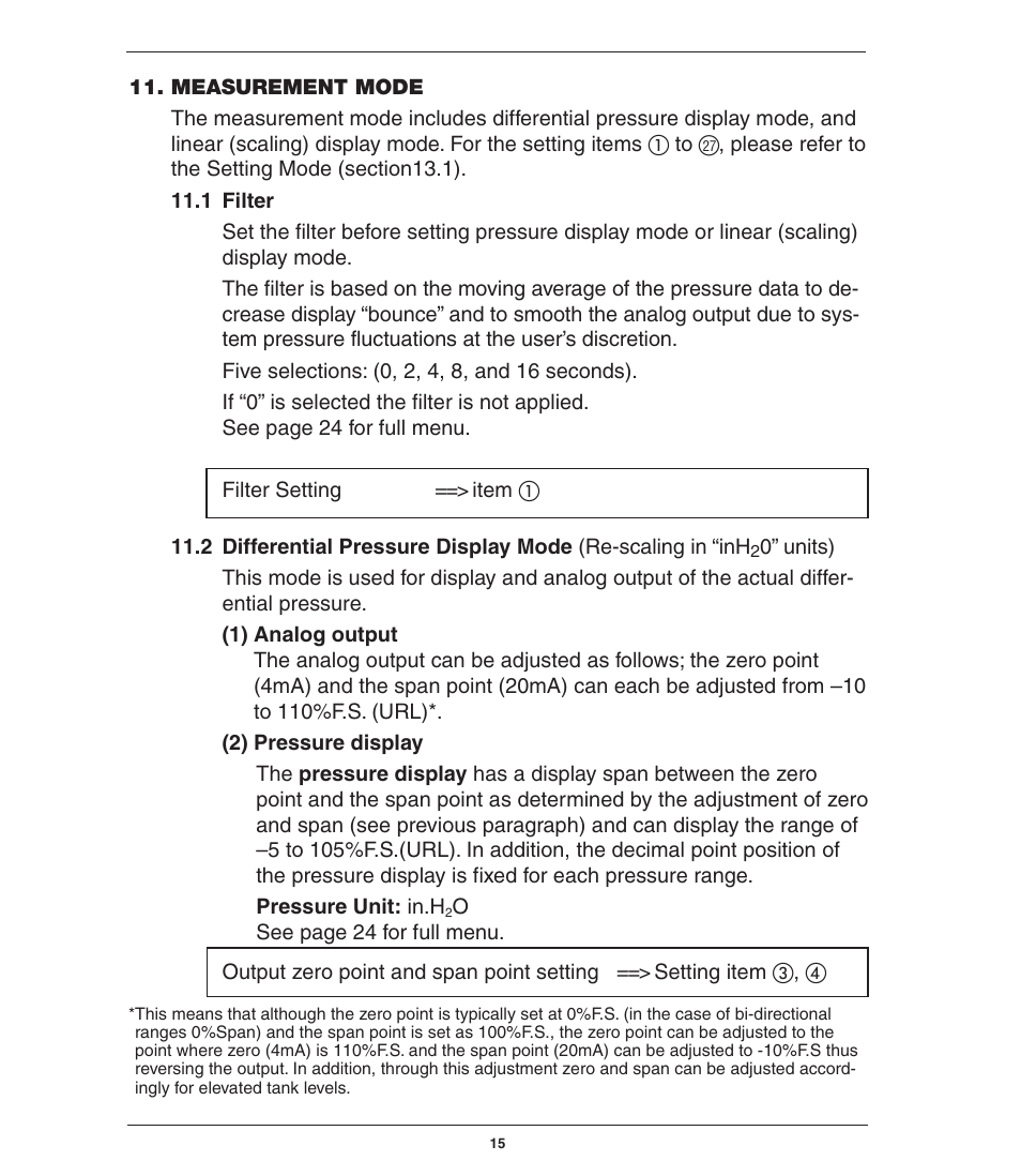 Ashcroft GC52 - Rangeable wet/wet Differential Pressure Transmitter User Manual | Page 15 / 28