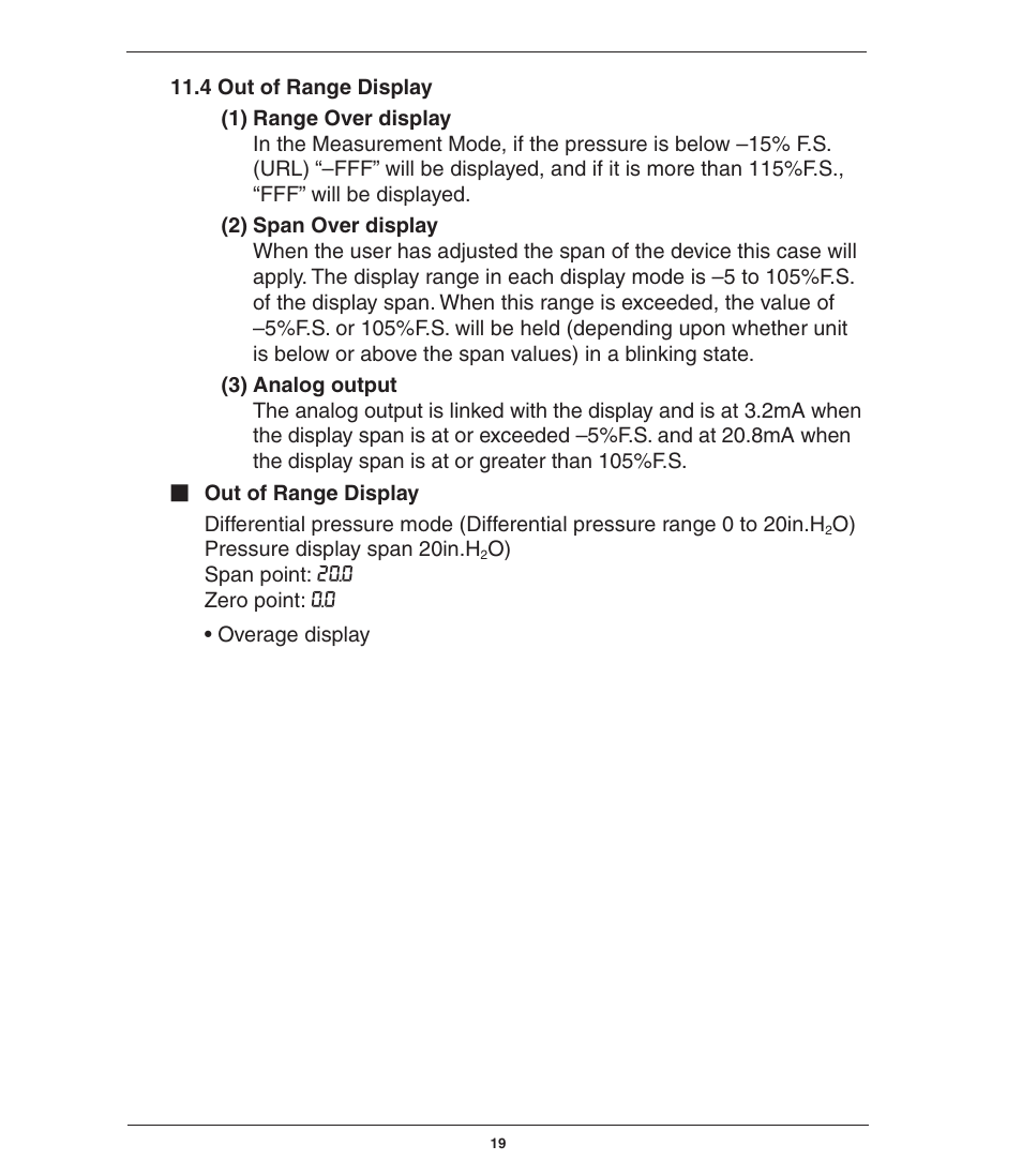 Ashcroft GC52 - Rangeable wet/wet Differential Pressure Transmitter User Manual | Page 19 / 28