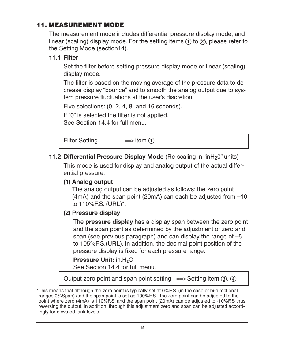Ashcroft GC52 - Rangeable wet/wet Differential Pressure Transmitter User Manual | Page 15 / 40
