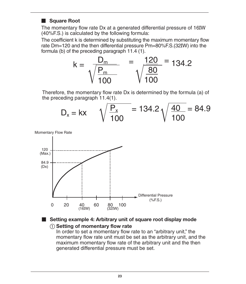 K = d, 00 p, 100 d | Kx p | Ashcroft GC52 - Rangeable wet/wet Differential Pressure Transmitter User Manual | Page 23 / 40