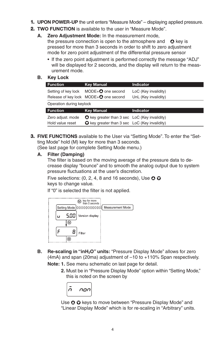 N non | Ashcroft GC52 - Rangeable wet/wet Differential Pressure Transmitter User Manual | Page 4 / 16