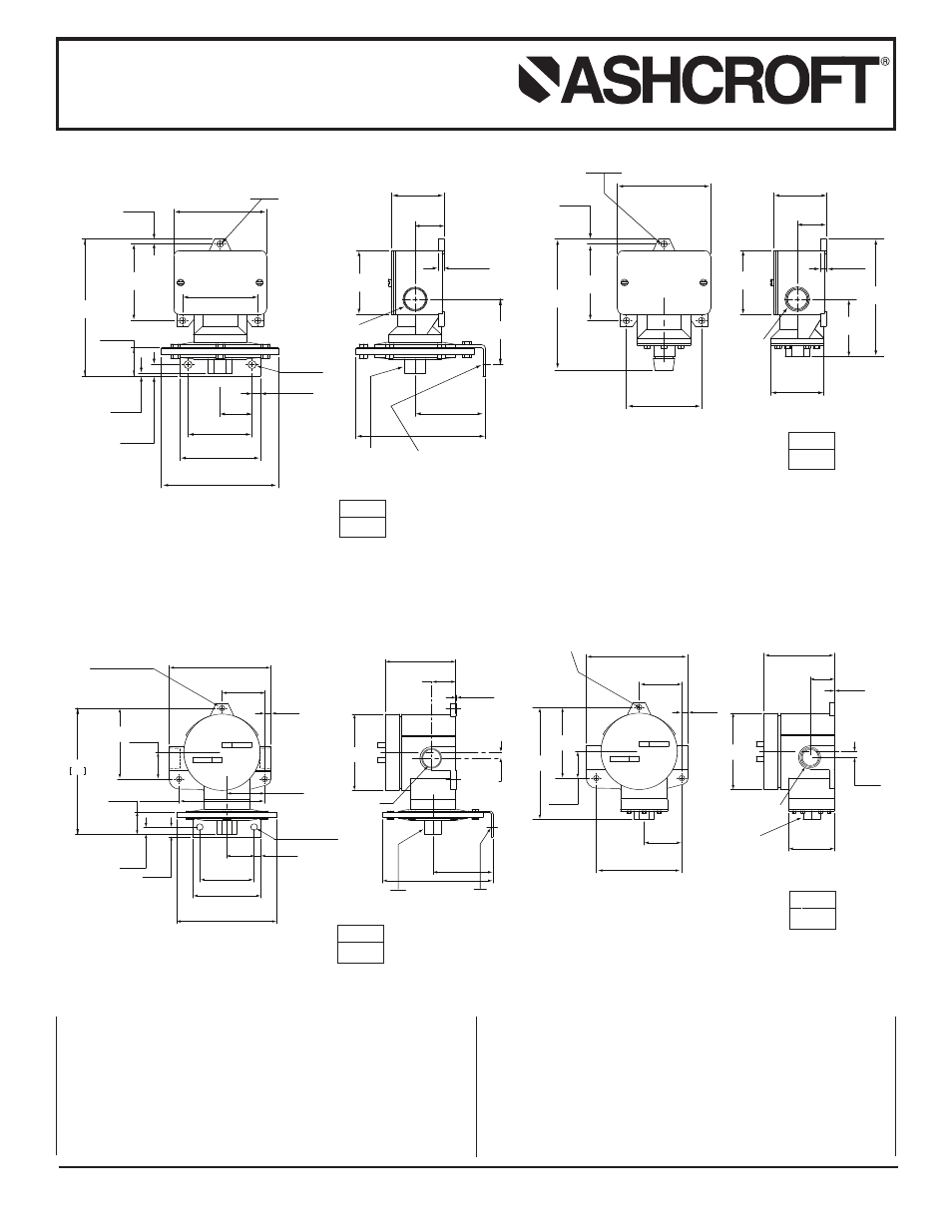 Ashcroft B400 pressure switches User Manual | 2 pages