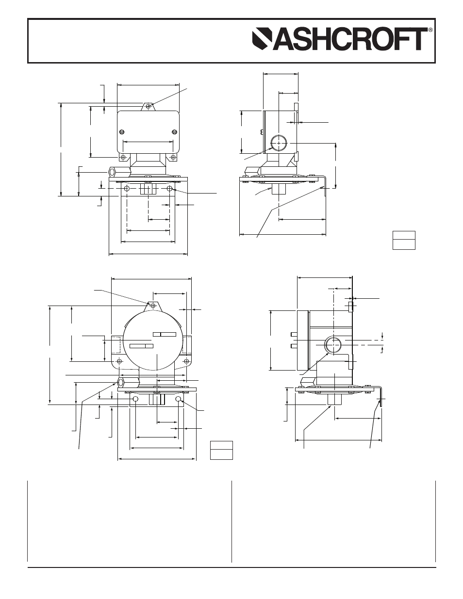 Ashcroft D400 - Differential Pressure Switches User Manual | 2 pages