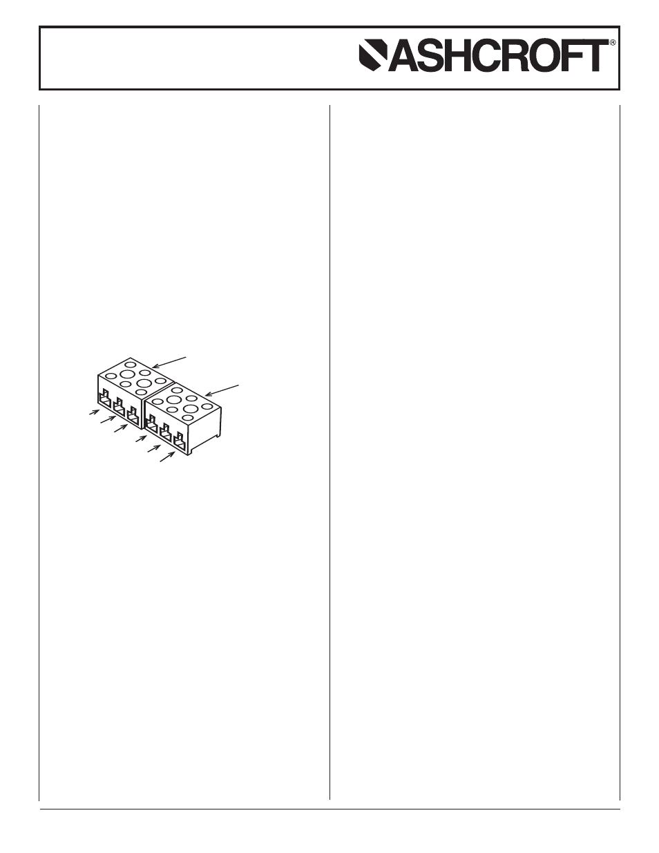 Ashcroft D400 - Differential Pressure Switches User Manual | Page 2 / 2