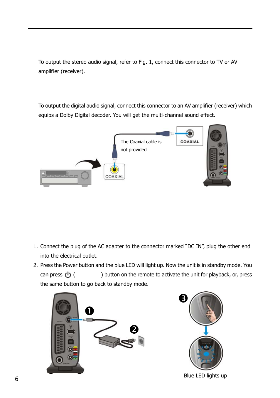 Np o, Using the av playback function, Power connection | Argosy Research Mobile Video HDD User Manual | Page 10 / 43