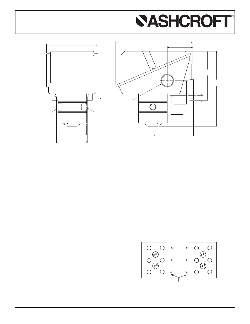 Ashcroft LD - Differential Pressure Switches User Manual | 2 pages