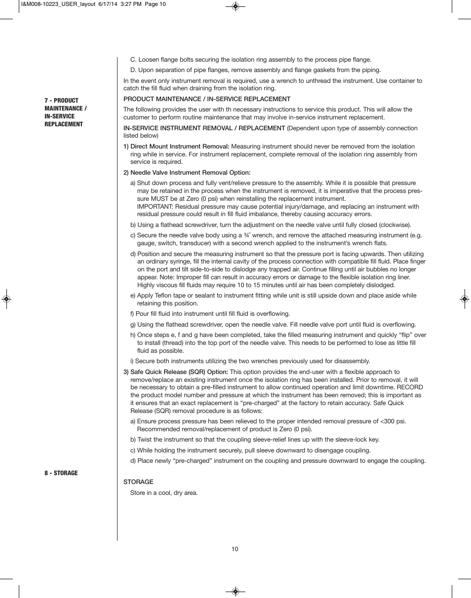 Ashcroft 80-81 - Isolation Rings User Manual | Page 10 / 12