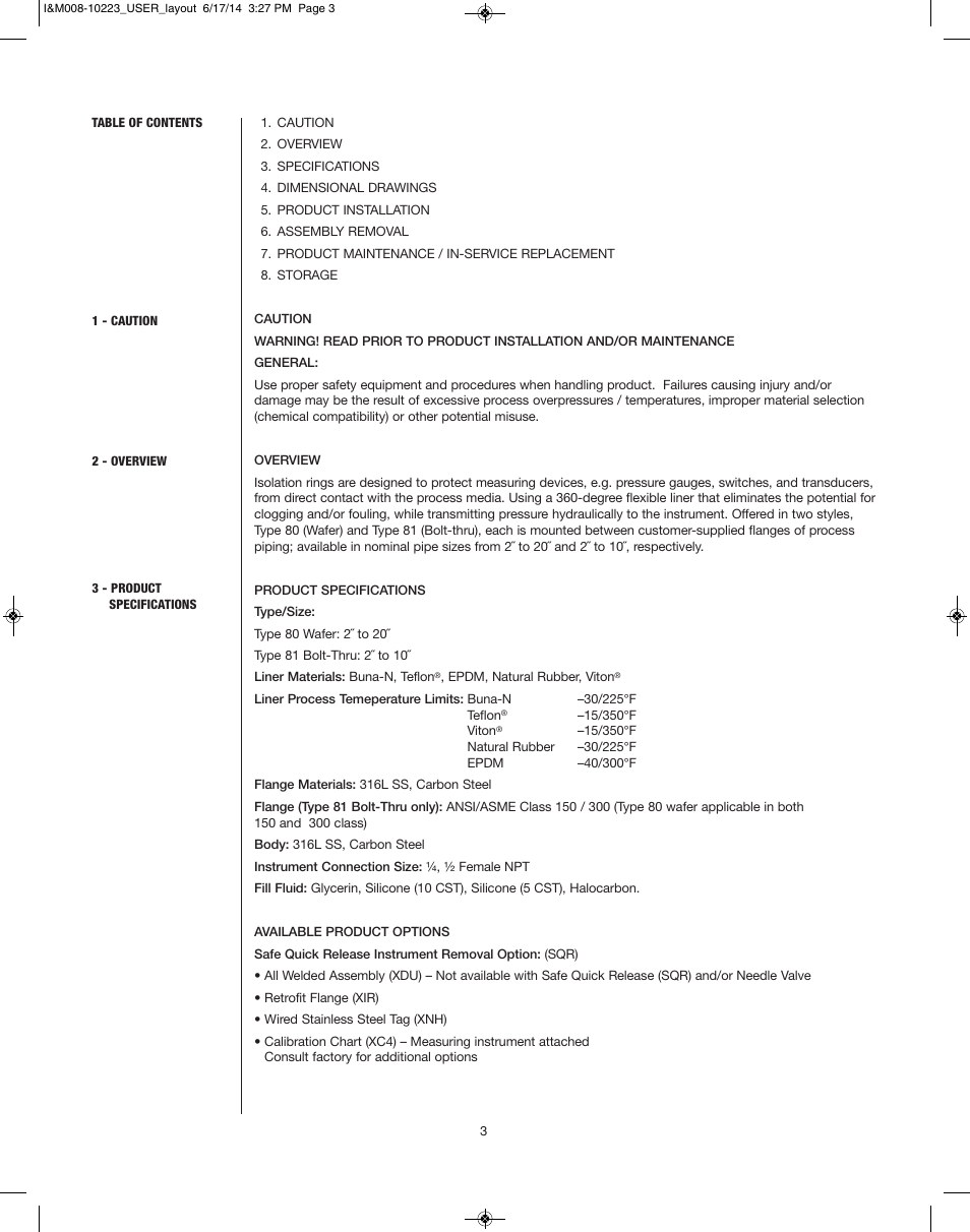 Ashcroft 80-81 - Isolation Rings User Manual | Page 3 / 12