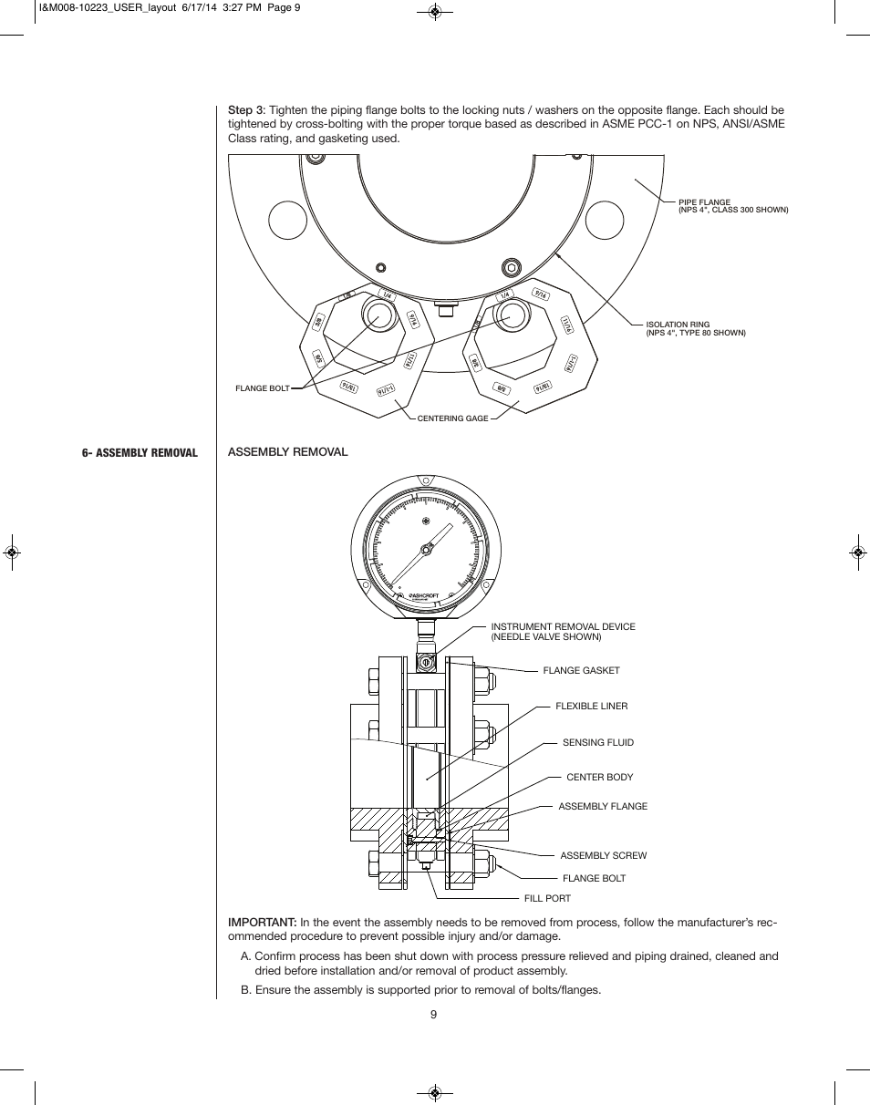 Ashcroft 80-81 - Isolation Rings User Manual | Page 9 / 12