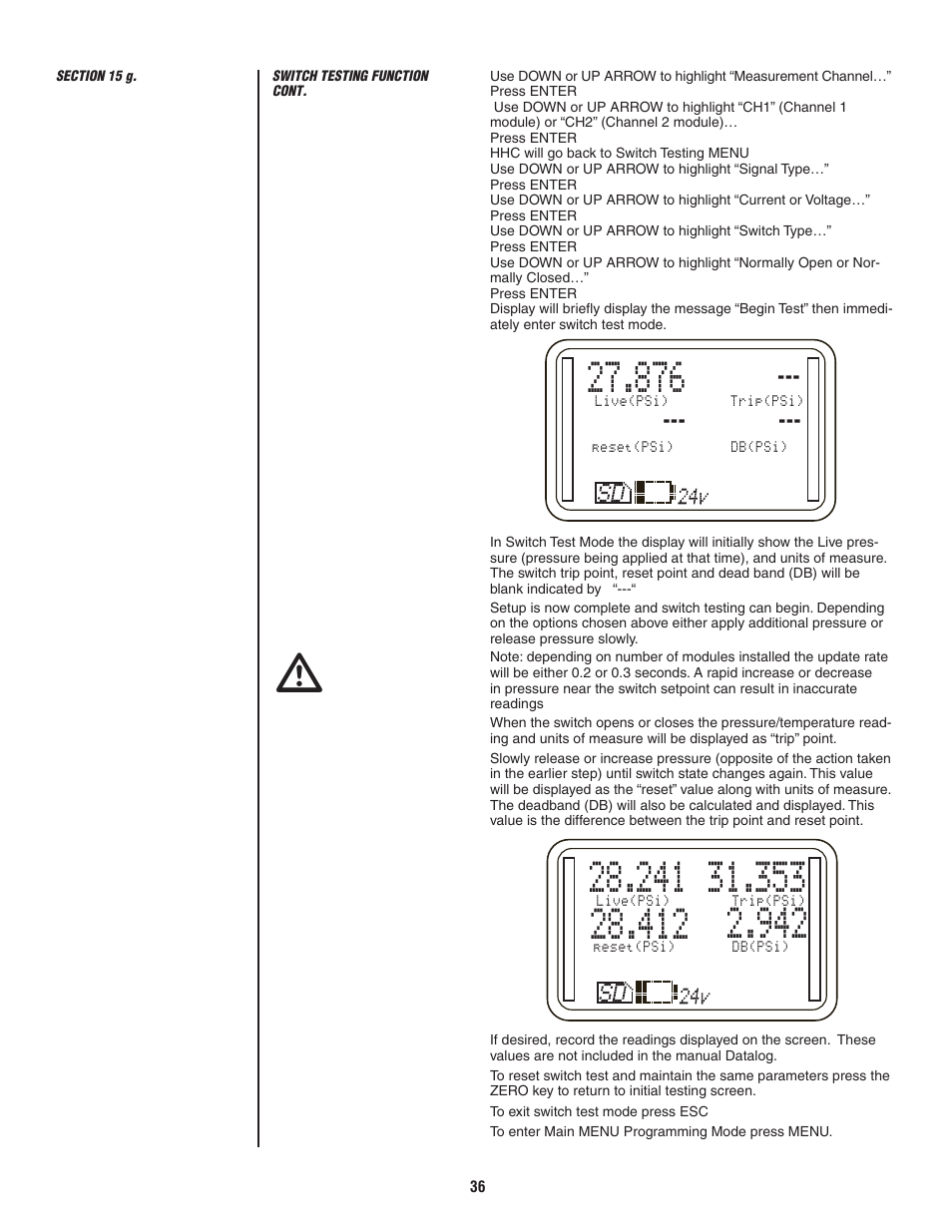 Ashcroft ATE-2 - Handheld Calibrator User Manual | Page 38 / 86
