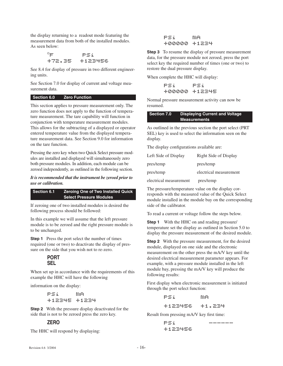 Ashcroft ATE-100 Handheld LCD Digital Calibrator User Manual | Page 16 / 80