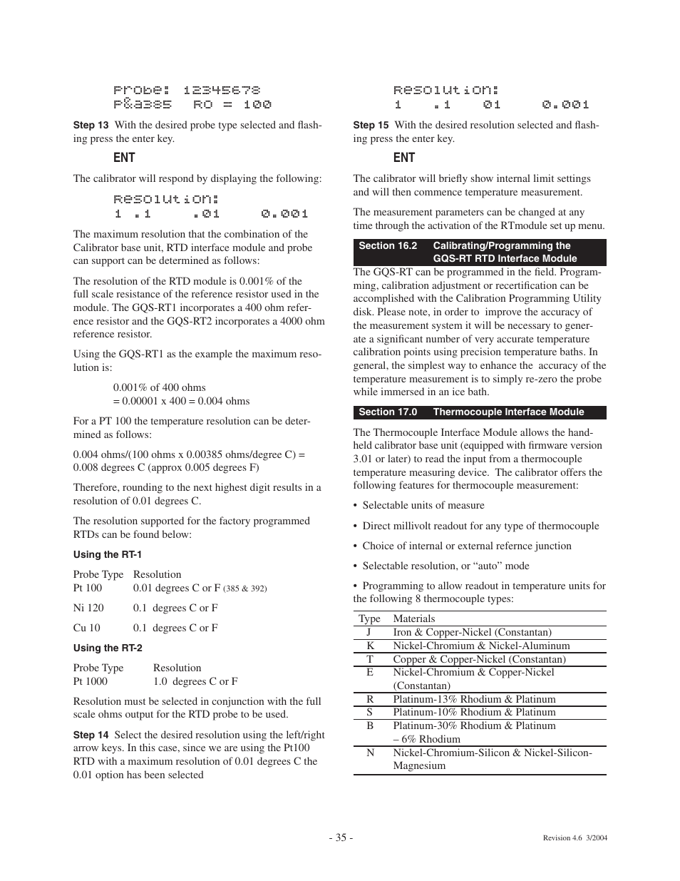 Ashcroft ATE-100 Handheld LCD Digital Calibrator User Manual | Page 35 / 80