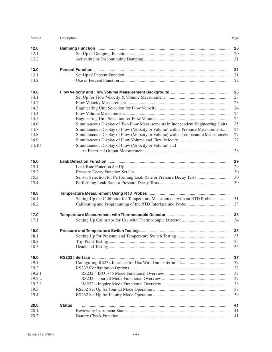 Ashcroft ATE-100 Handheld LCD Digital Calibrator User Manual | Page 4 / 80