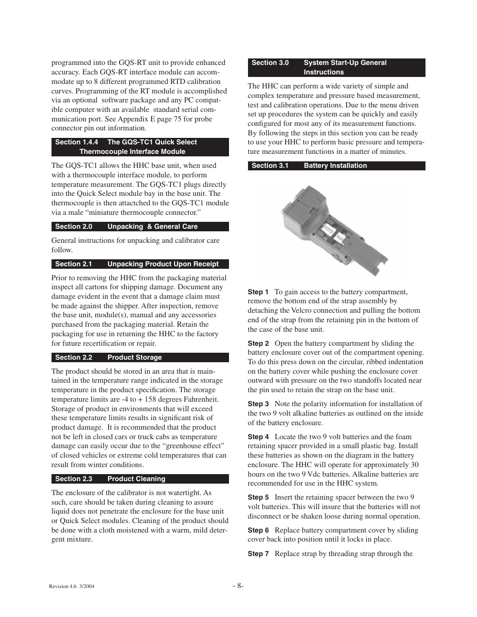 Ashcroft ATE-100 Handheld LCD Digital Calibrator User Manual | Page 8 / 80