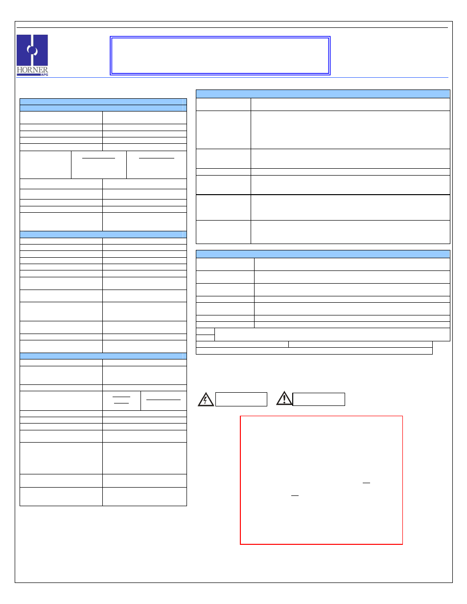 Horner APG XLe OCS HE-XE102-10 User Manual | 4 pages