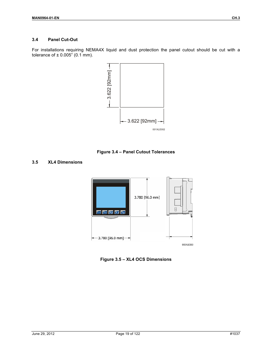 Horner APG XL4 OCS User Manual | Page 19 / 122