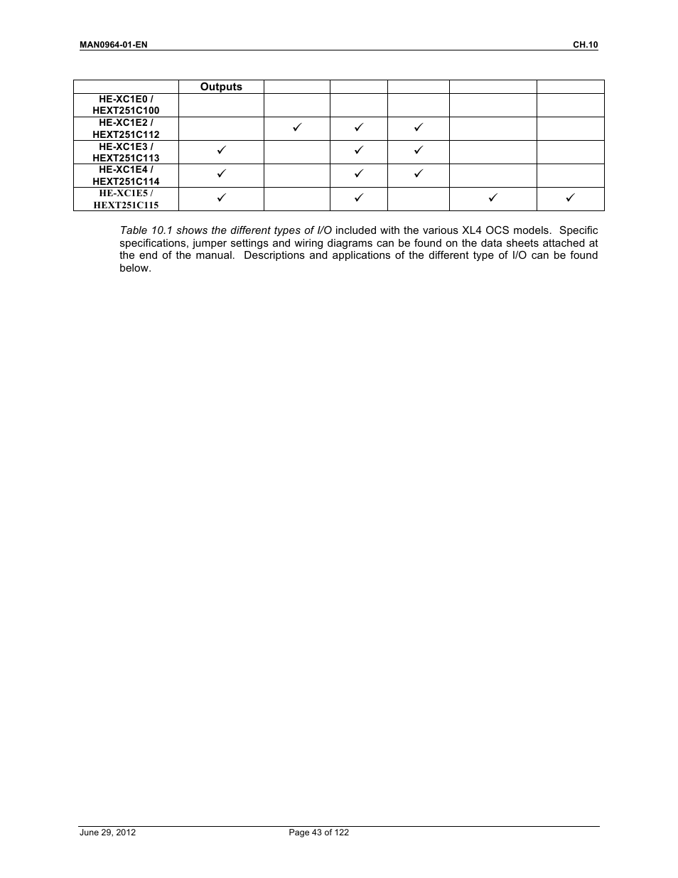 Horner APG XL4 OCS User Manual | Page 43 / 122