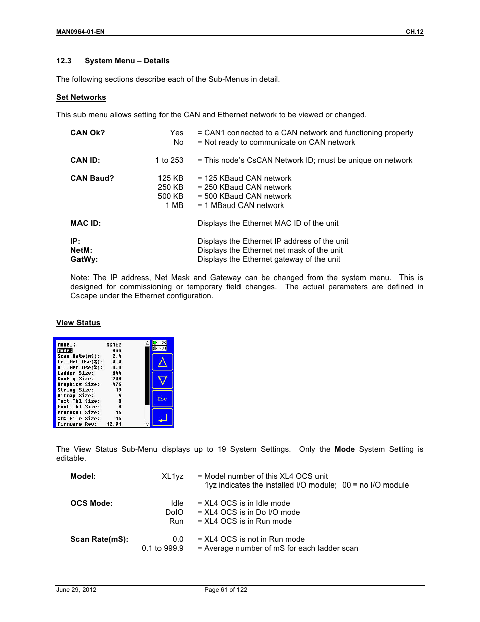 Horner APG XL4 OCS User Manual | Page 61 / 122
