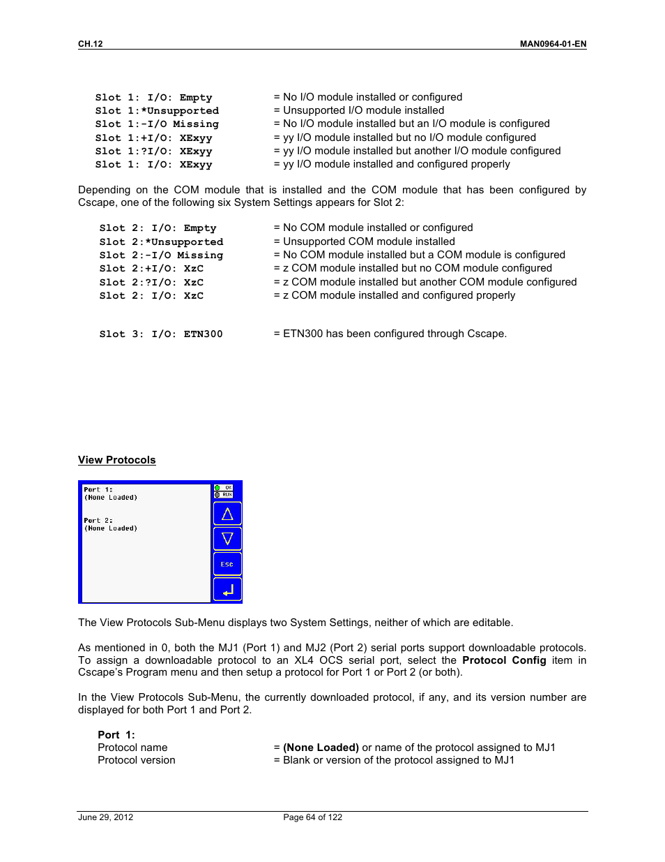 Horner APG XL4 OCS User Manual | Page 64 / 122