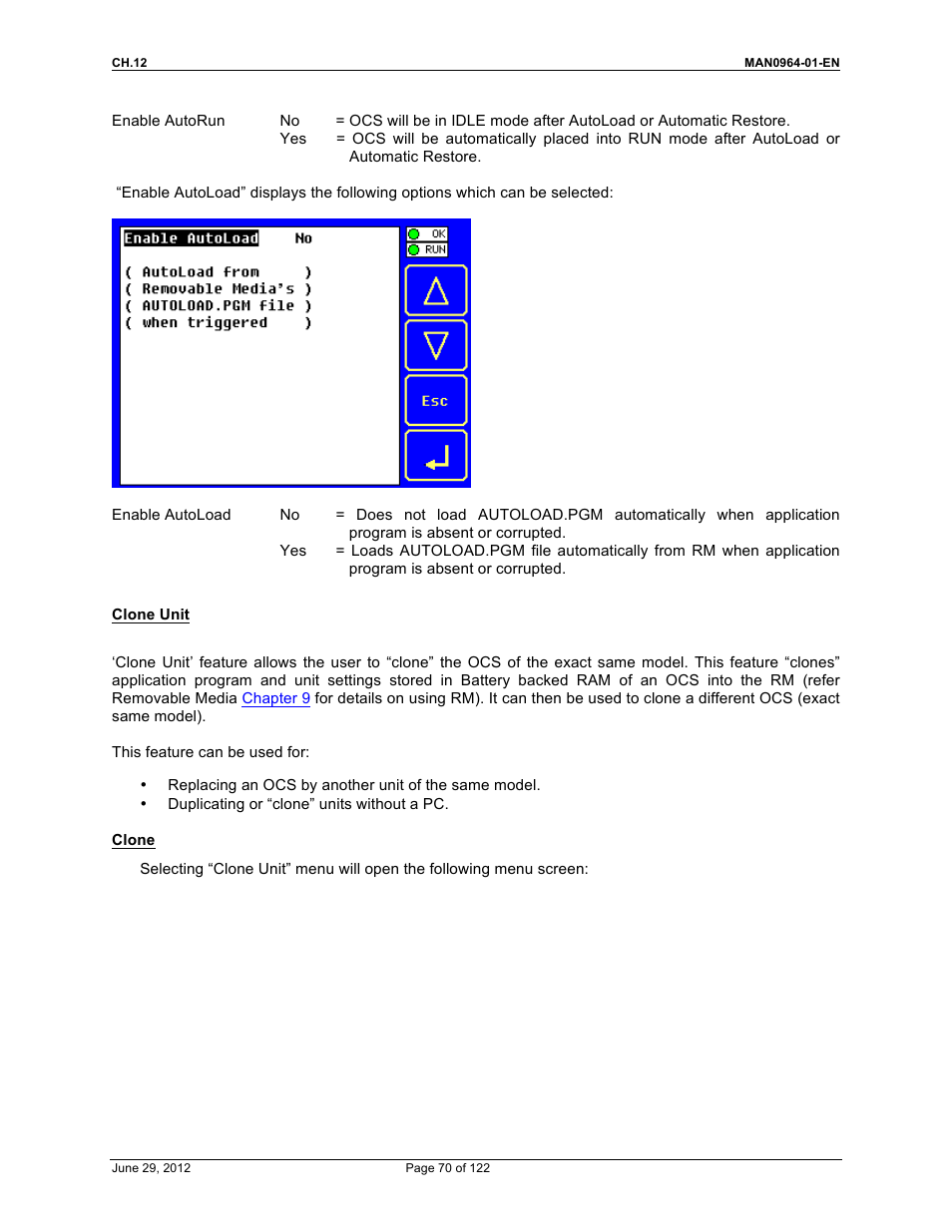 Horner APG XL4 OCS User Manual | Page 70 / 122