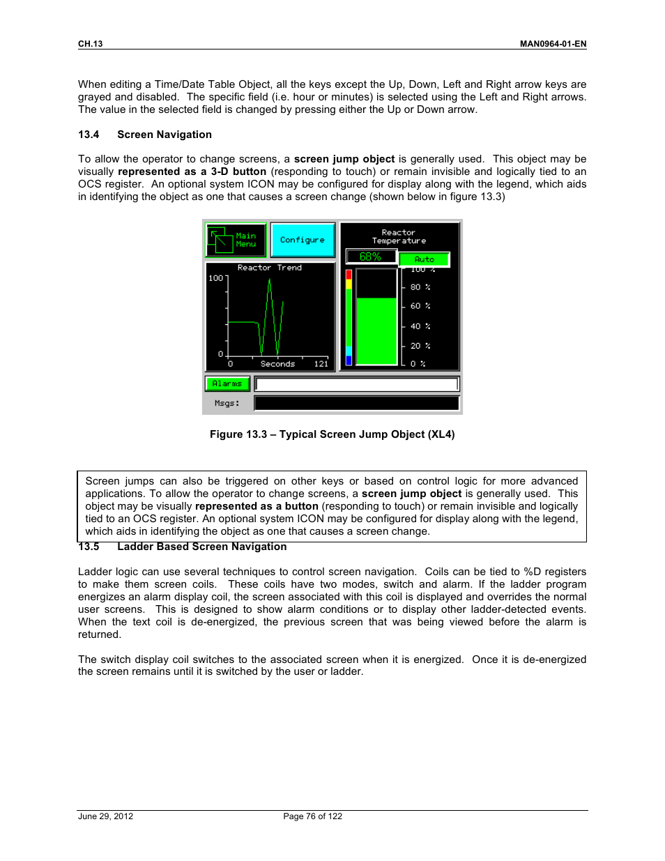 Horner APG XL4 OCS User Manual | Page 76 / 122