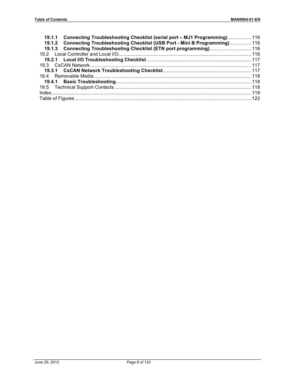 Horner APG XL4 OCS User Manual | Page 8 / 122