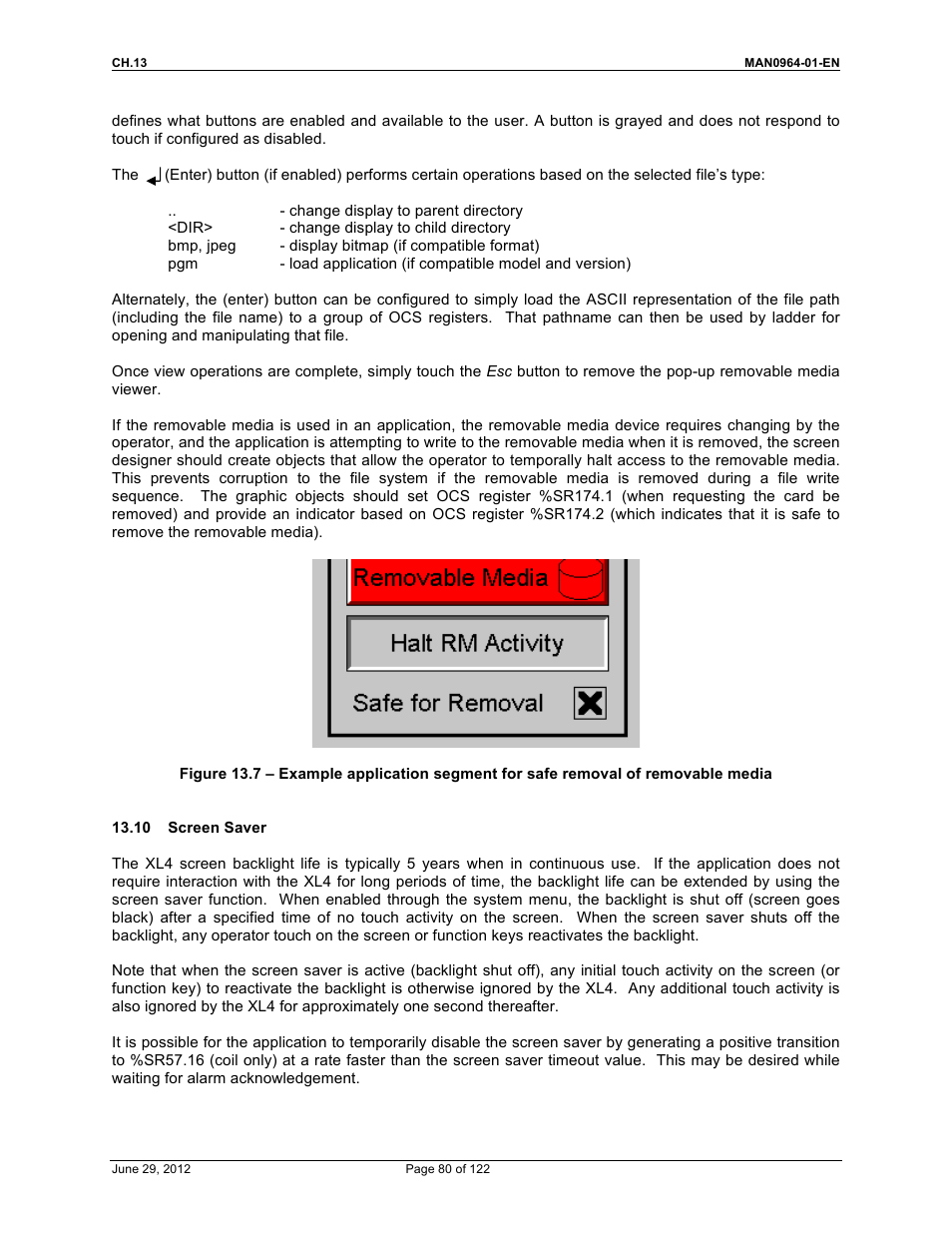 Horner APG XL4 OCS User Manual | Page 80 / 122