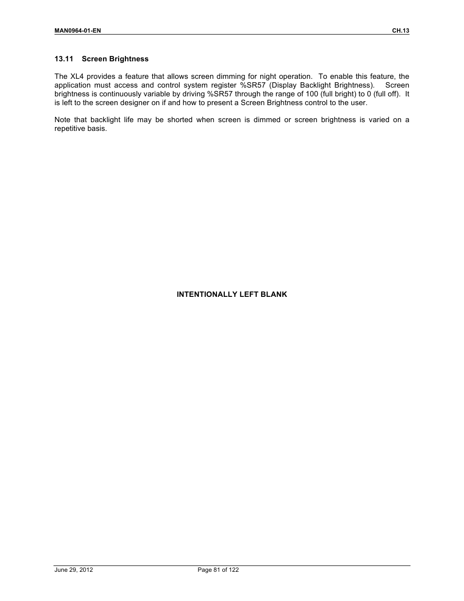 Horner APG XL4 OCS User Manual | Page 81 / 122