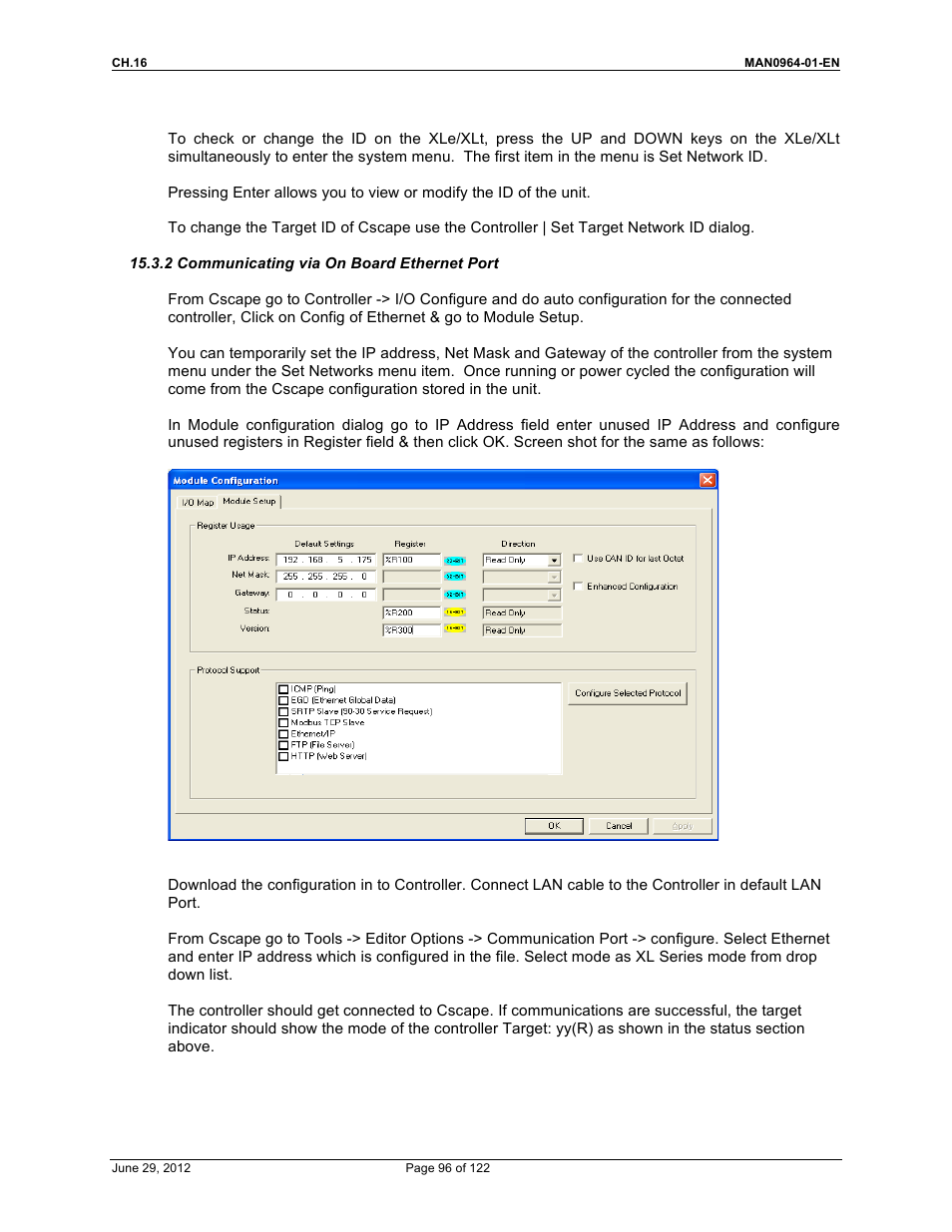 Horner APG XL4 OCS User Manual | Page 96 / 122