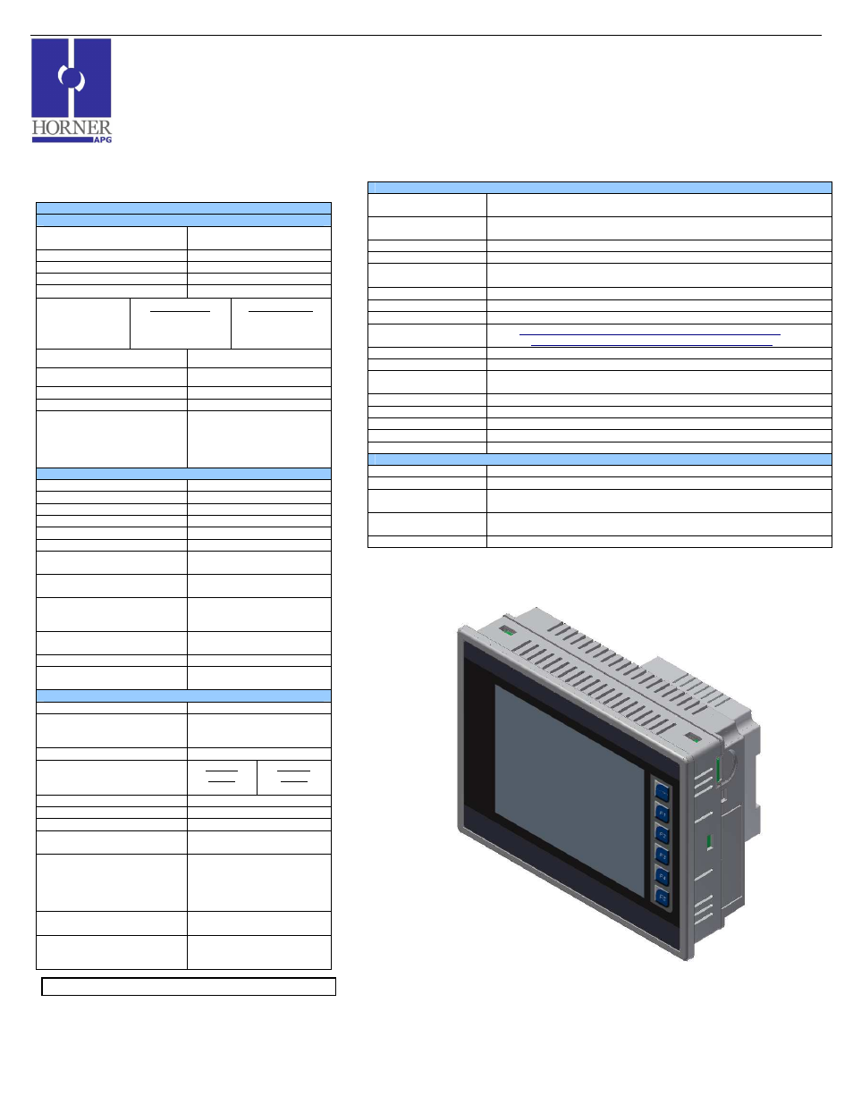 Horner APG XL6 OCS HEXT351C112 User Manual | 6 pages