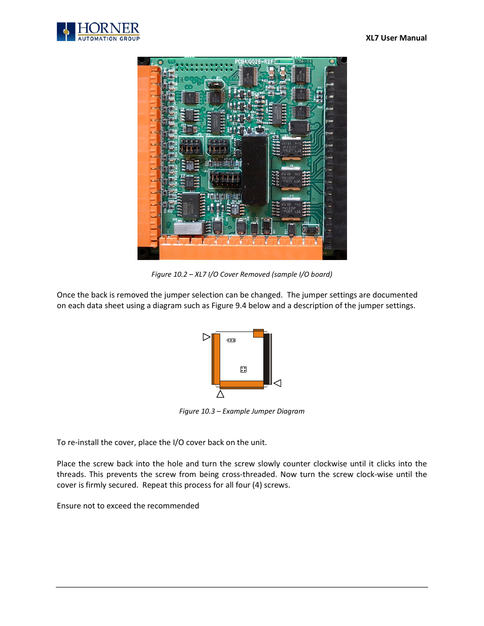 Horner APG XL7 OCS User Manual | Page 39 / 110