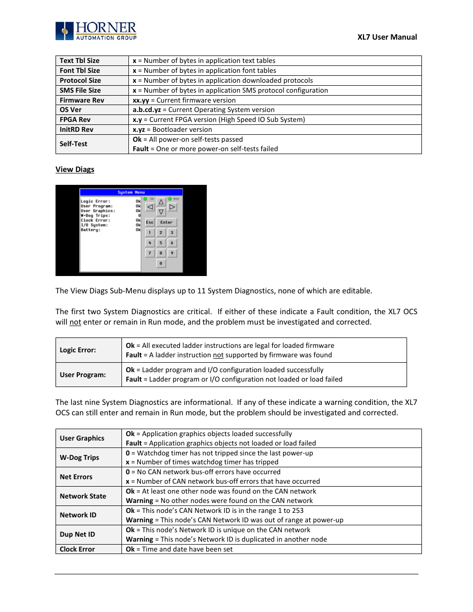 Horner APG XL7 OCS User Manual | Page 55 / 110