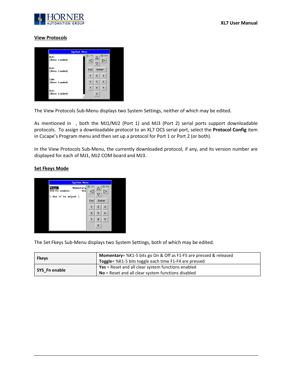 Horner APG XL7 OCS User Manual | Page 57 / 110