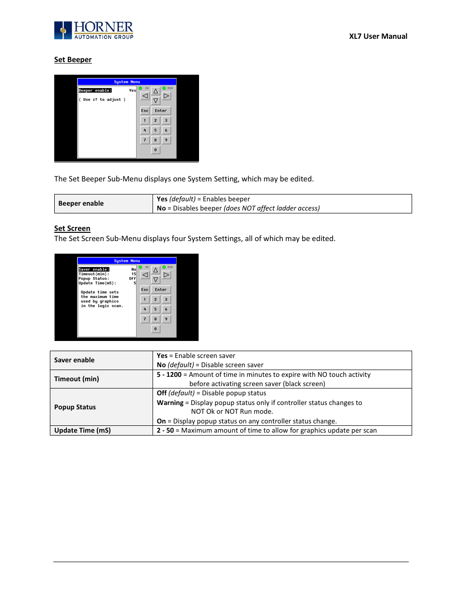 Horner APG XL7 OCS User Manual | Page 59 / 110