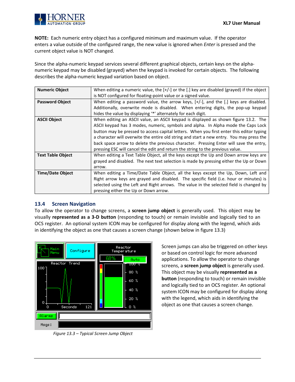 Horner APG XL7 OCS User Manual | Page 67 / 110