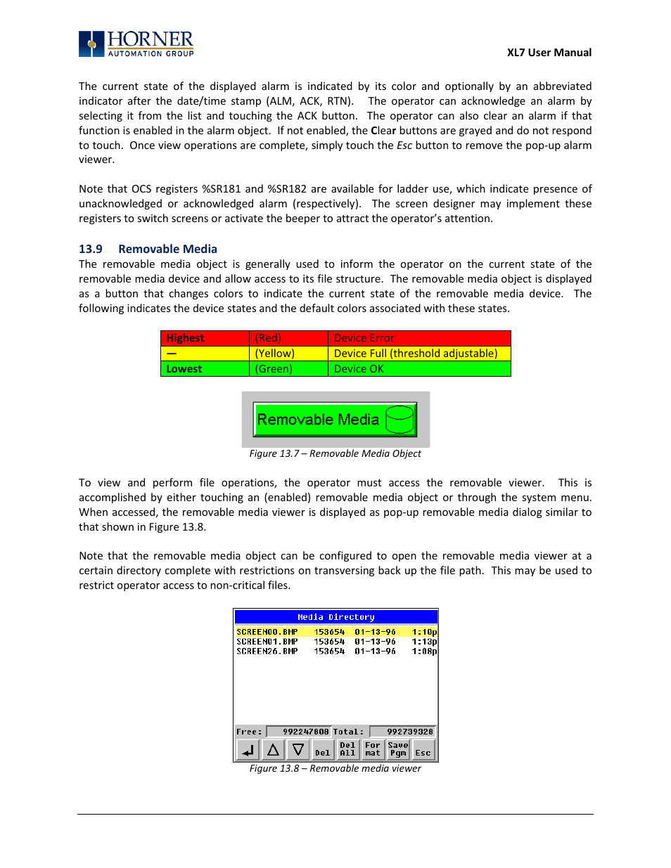 Horner APG XL7 OCS User Manual | Page 70 / 110