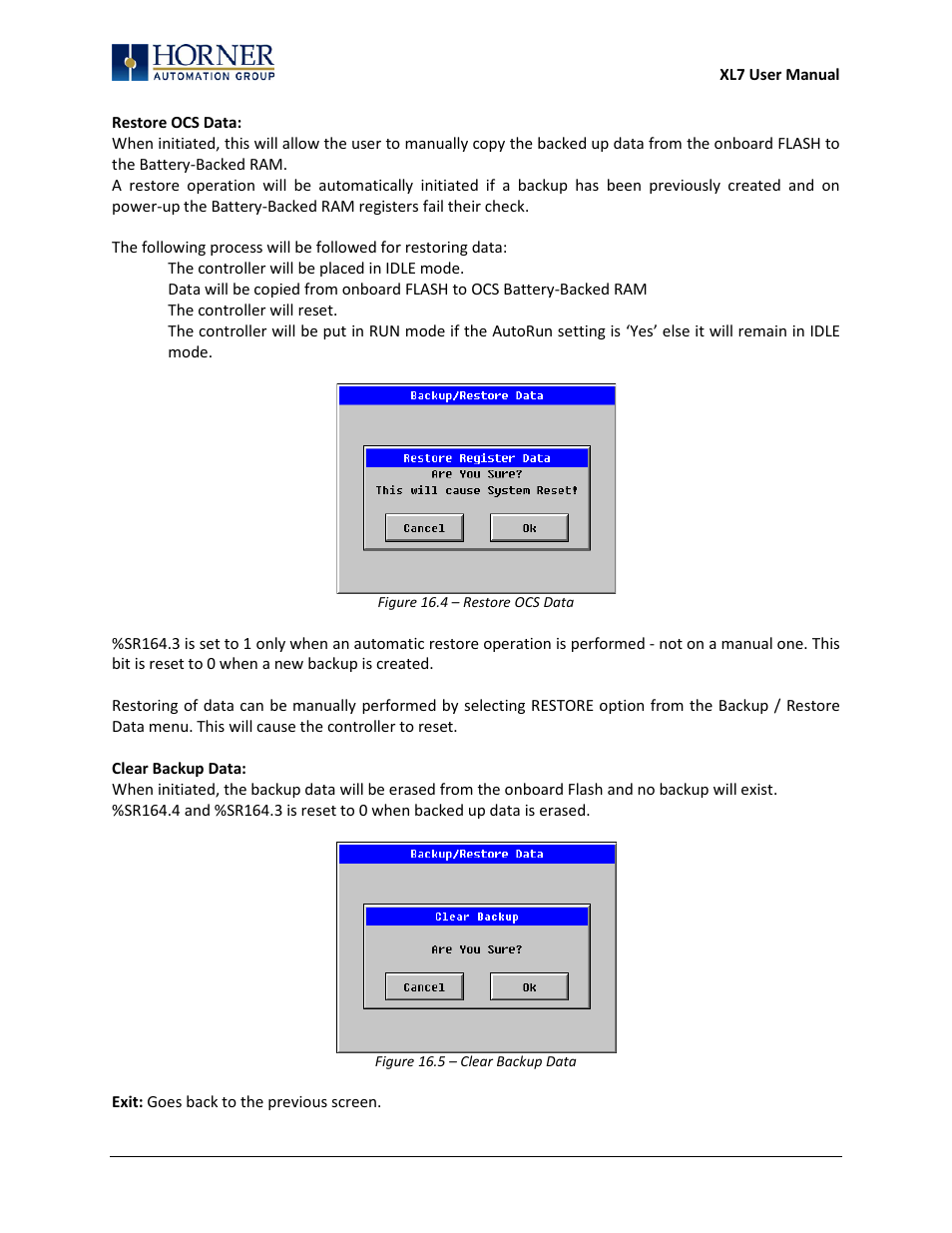 Horner APG XL7 OCS User Manual | Page 91 / 110