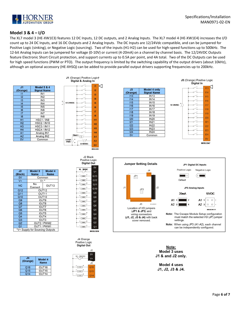 Horner APG XL7 OCS User Manual | Page 6 / 7