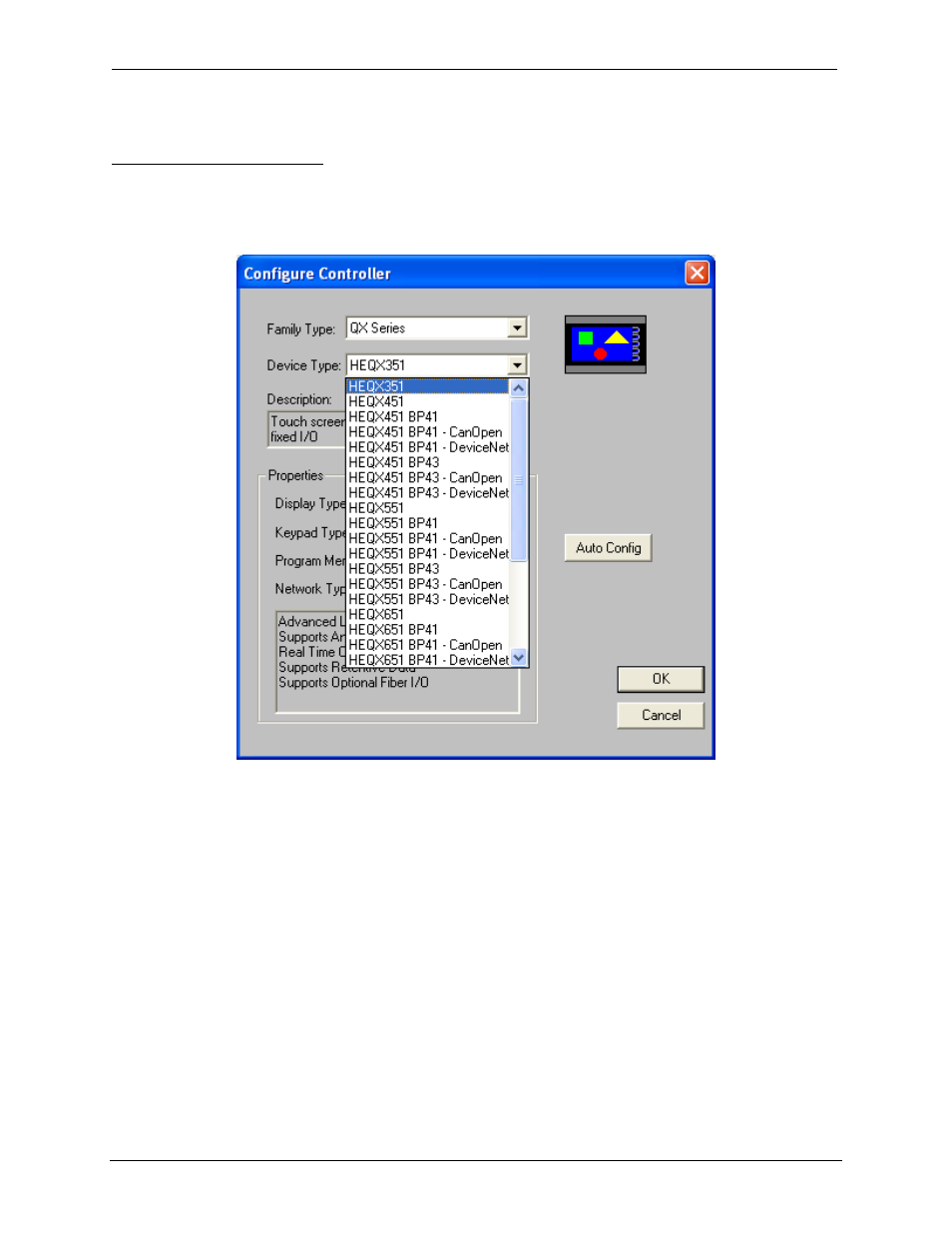 Horner APG QX351 OCS HEQX351C103 User Manual | Page 38 / 109