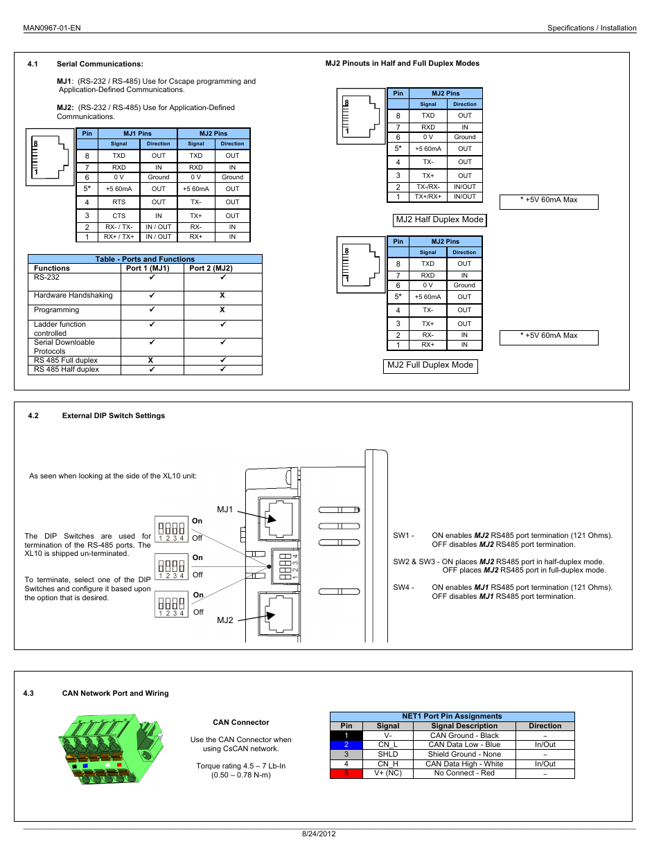 Horner APG QX501 OCS HE-QX501 User Manual | Page 2 / 3