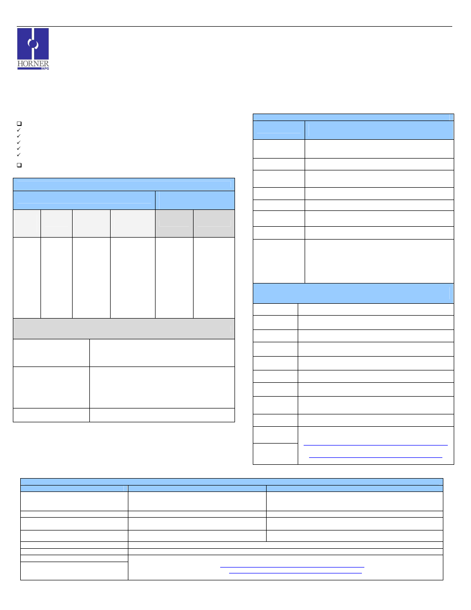 Horner APG QX751 OCS User Manual | 6 pages